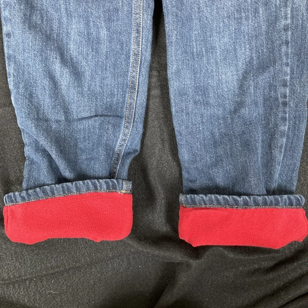 Gymboree Fleece Lined Jeans Boys Size 8‎ Adjustable Waist Classic